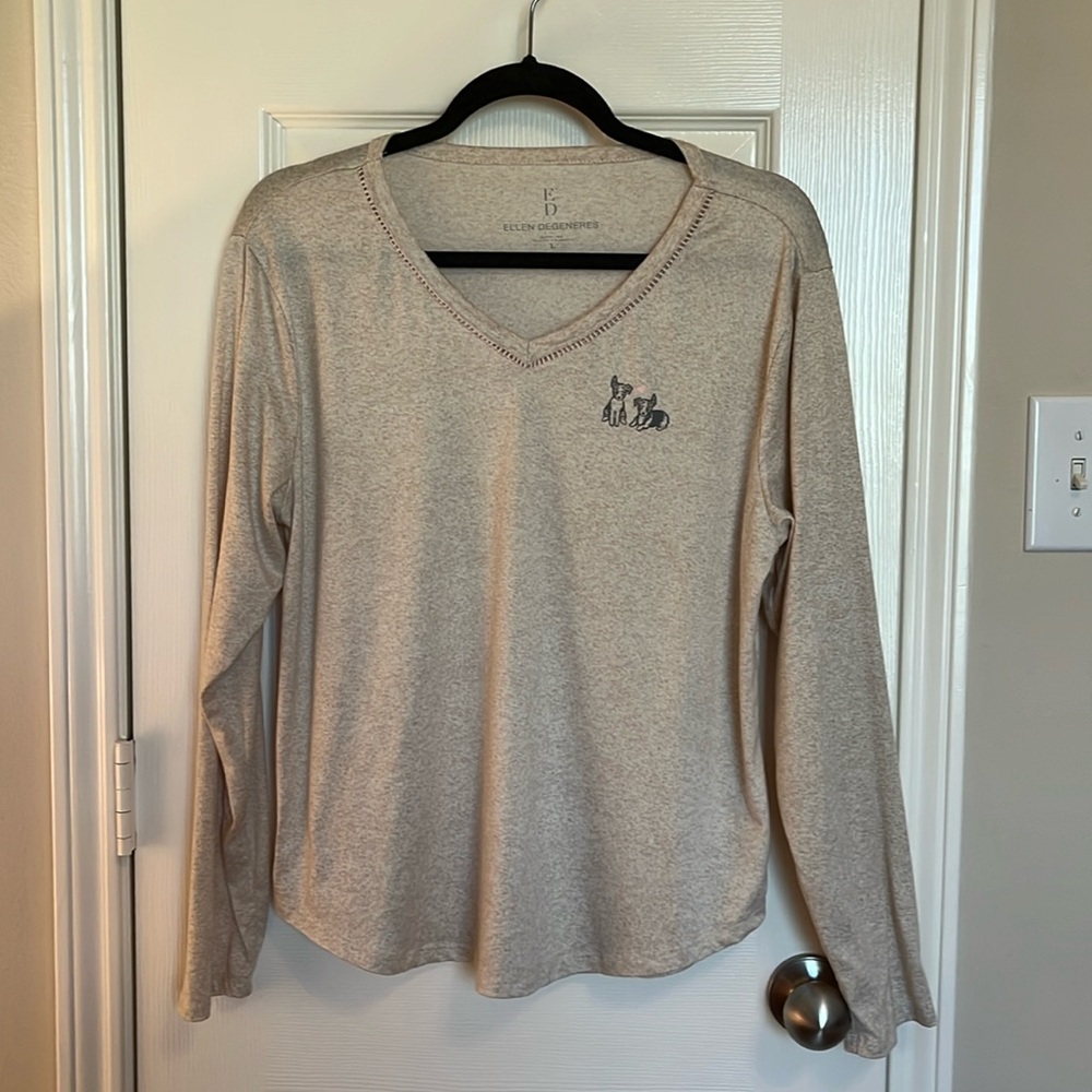 Ellen Degeneres PJ/Lounge Top